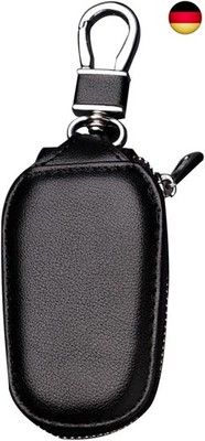 JNNJ Car Key Case Made of Genuine Leather, Key Signal Protection Shield, Key