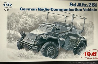 ICM 72441 1:72 German Sd.Kfz.261 Radio Communication Vehicle