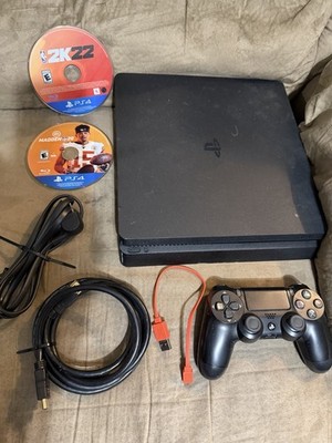 PlayStation 4 PS4 Slim 1TB Console Bundle - Tested Nice Condition