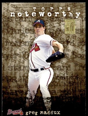 2001 Topps #TN17 Greg Maddux Noteworthy