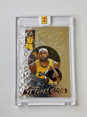 #ad LeBron James RARE REFRACTOR SSP Investment Card Lakers MVP MINT ENCASED $85.00