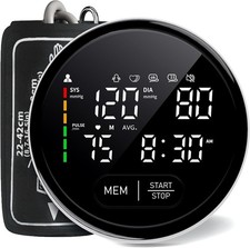 Blood Pressure Monitor Upper Arm Automatic Monitors for Home Use Adjustable 8.7"
