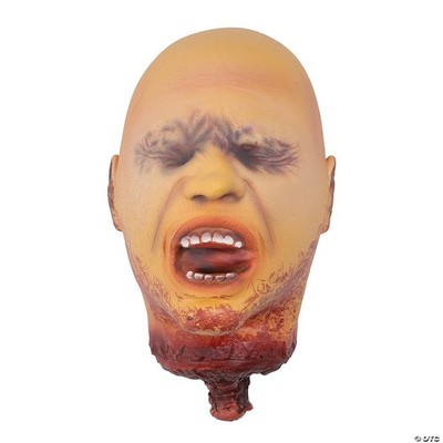 LEBENSGROSSER SCHREIENDER ABGETRENNTER KOPF Halloween Spukhaus Horror Requisite Dekoration