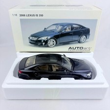 AUTOart 1/18 2006 Lexus IS 350 Diecast Model Car Dark Blue Age 13+ Used Japan