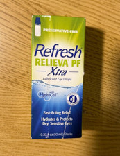 Refresh relieva PF Xtra 10mL Fast Acting Lubricant Eye Drops exp: 3/27 
