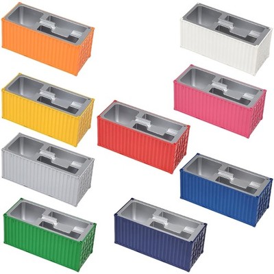 Pen Organizers with Name Card Holder Shipping Container Storage Box for Office
