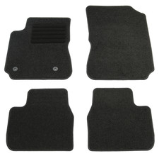 Fußmatten Set für Citroen C4 Cactus 2014- Autoteppiche mit 100% Passform Schwarz