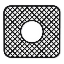 2 Pack Silicone Sink Protector for Kitchen Sink, Trellis Pattern 12 x 11" Sin...