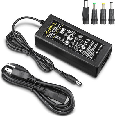 48V 3A Power Supply 144W AC/DC Adapter AC 100-240V to DC 48 Volt 3 Amp Power Tra