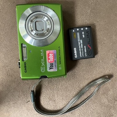 Casio Exilim EX-Z150 8.1 MP Green Digital Camera Lens Error For