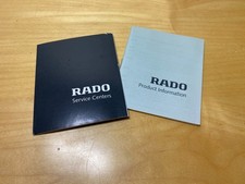 Rado - Uhren Instructions + Service Zentren Bedienungsanleitung Uhr