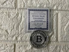 BITCOIN VALUE CONVERSION 1 OZ .999 SOLID SILVER Proof Round Capsuled Coin W/COA