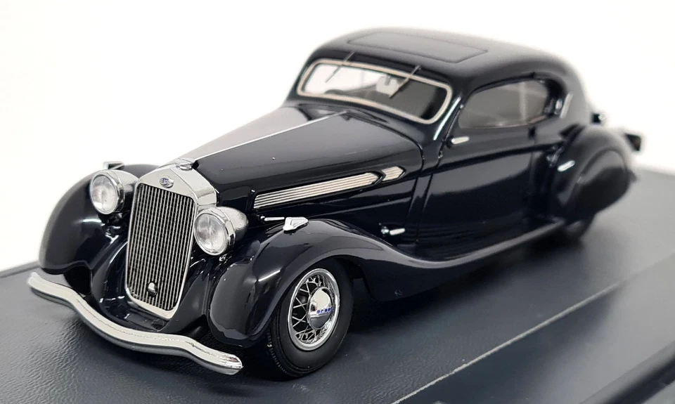 Matrix 1/43 Delage D8-120 Aerosport Coupe 1937 Grey Metallic Scale Model Car - Image 3 of 4