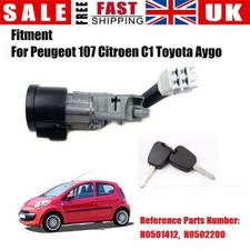 Ignition barrel lock For PEUGEOT 107 CITROEN C1 TOYOTA AYGO 2005-2014 N0502200