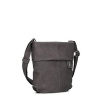 Zwei Mademoiselle.M Umhaengetasche Tasche M45 Nubuk-Stone Damentasche Crossbody