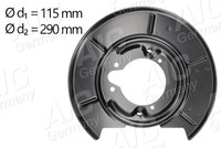 Spritzblech Ankerblech Hinterachse Links FÜR BMW 3 (E30) - AIC 56246