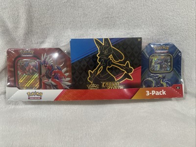 POKEMON CROWN ZENITH Elite Trainer Box + Koriadon & Miriadon Tins 3 Pack NEW.