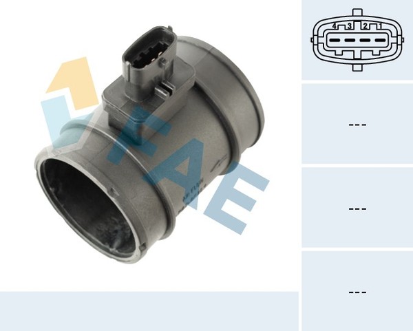 FAE Luftmassenmesser FüR Fiat Ducato Pritsche/Fahrgestell 130 Multijet 2.3 D-image