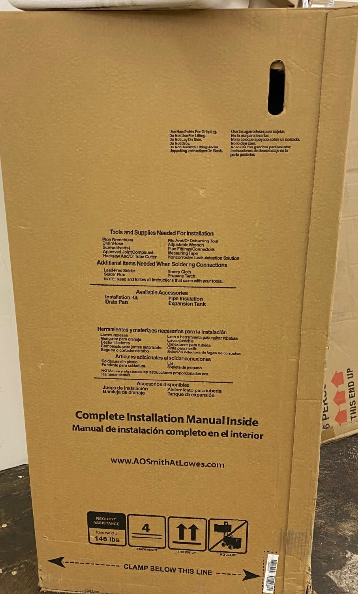 AO Smith Signature 100 40 Gallon Natural Gas Water Heater #962545