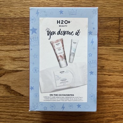 H2O+ Beauty Specialty Care Hands & Nail Cream, Oasis, Elements Face Cloths Set