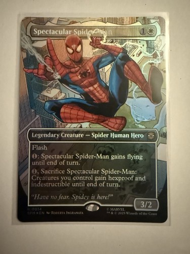 Spectacular Spider-Man (Borderless) Marvel's Spider-Man Foil