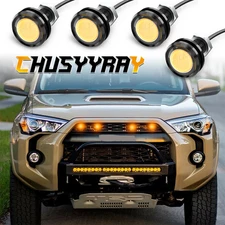 4x LED Amber Front Grille Mark light for Dodge Ram 1500 2500 3500 Raptor Style
