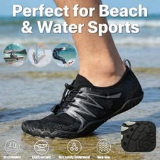 Quick Dry Water Shoes Beach Barefoot for Swim Diving Surf Aqua Sport Vacation
