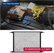 Cargo Net for SUV,Upgraded Highly Elastic Truck Cargo Net with Trunk Net Hooks -