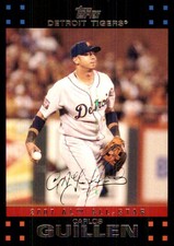 Carlos Guillen 2007 Topps Updates & Highlights #UH268 Tigers MLB READ FREE SHIP