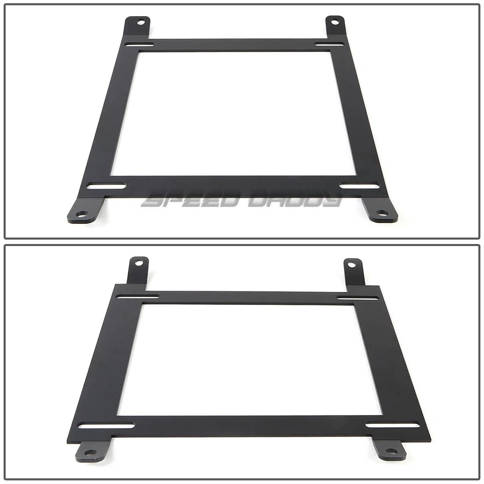 PARA 89-97 MIATA MX-5 2X BASE ASIENTO CUBO CARRERAS MONTAJE BAJO SOPORTE ACERO EXTENSIBLE Foto 2 de 4