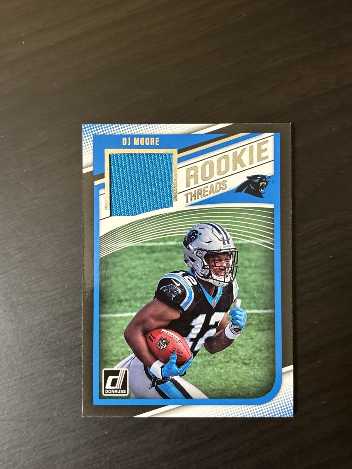DJ Moore 2018 Donruss Rookie Threads Relic #16 RC Jersey Carolina Panthers Bills