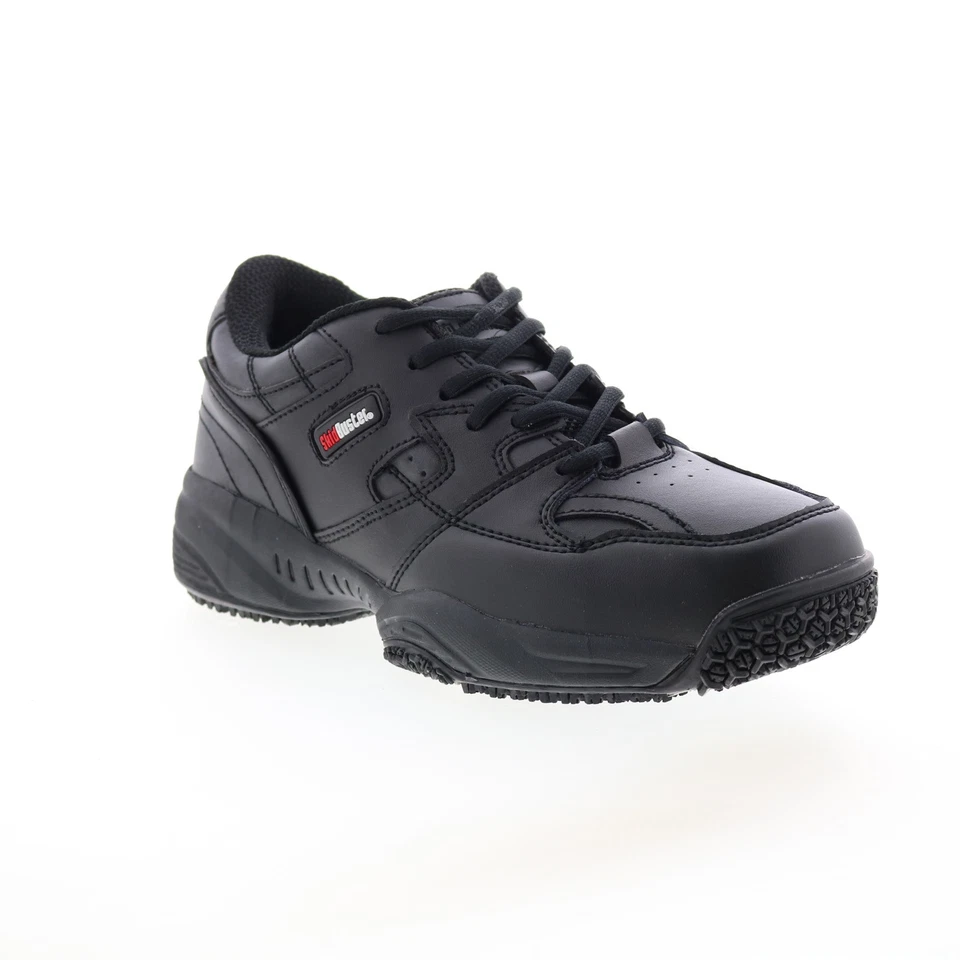 SkidBuster Oxford Slip Resistant S5055 Womens Black Wide Work & Safety Shoes - Image 2 of 4