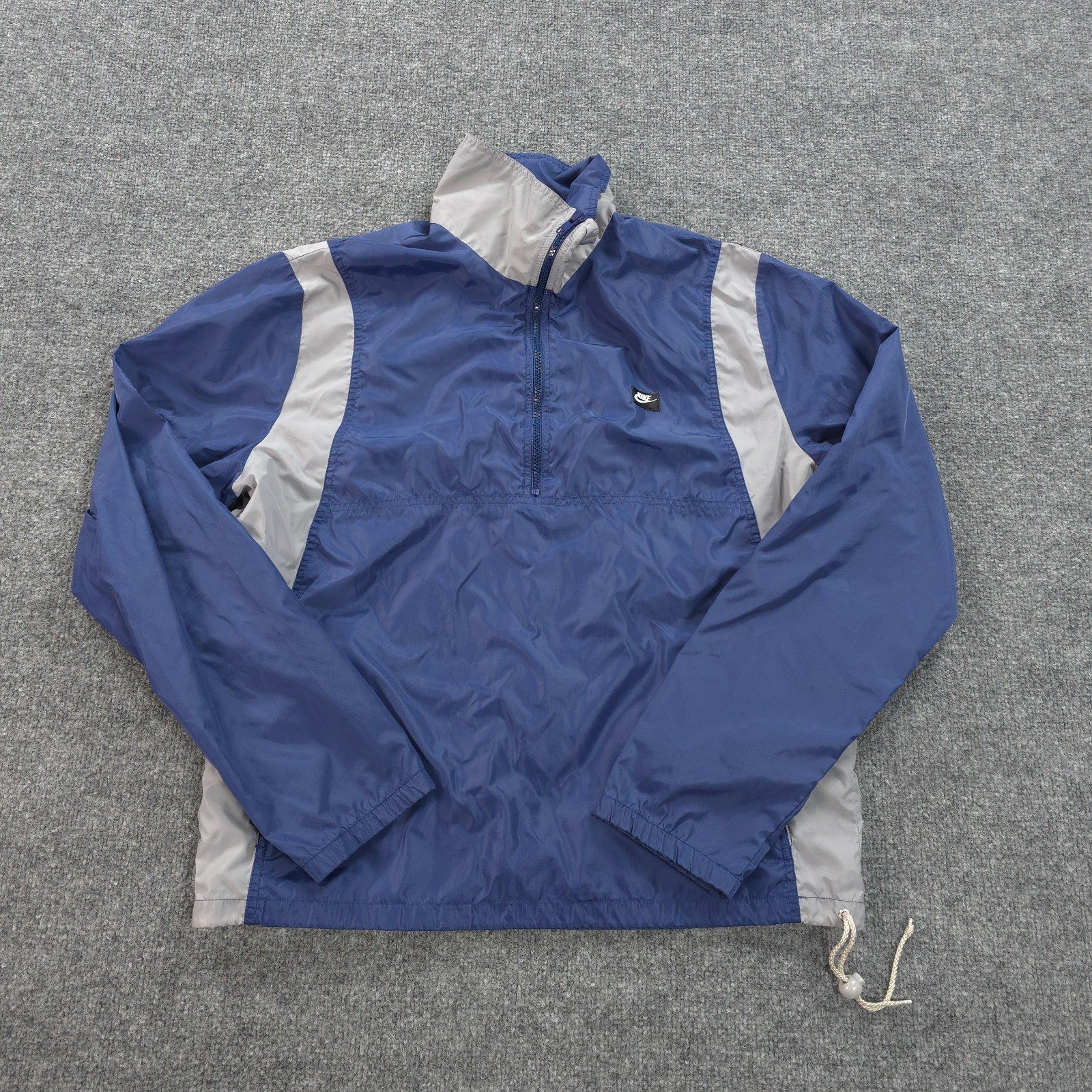 SACAI X NIKE Giacca Nike vintage uomo grande blu 1 2 zip traspirante giacca a vento sportiva anni 90