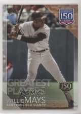 2019 Topps Update Greatest Players 150th Anniversary 27/150 Willie Mays HOF 02v3