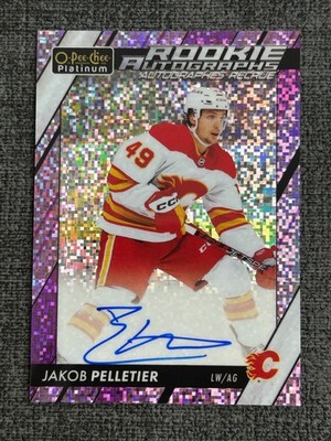 Jakob Pelletier 2023-24 O-Pee-Chee Platinum Rookie Violet Pixels Auto /99 #R-JP