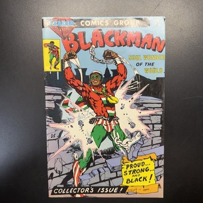 Blackman Leader Comics Group No. 1 Vol. 1 Soul Wonder of the World 1981 Hi Grade
