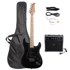 39 Inch Full-Size GST Electric Guitar Kit Basswood With 20W Bag Strap