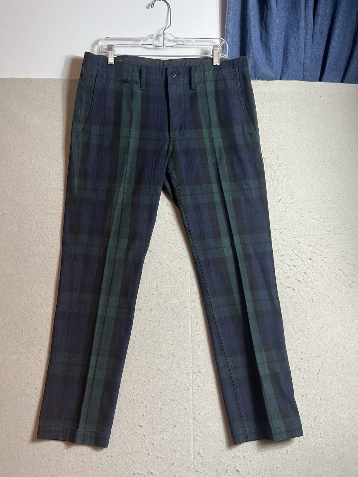 Polo Ralph Lauren Blackwatch Military Utility Field Cloth Plaid Pants Mens 34x30