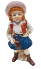 Vintage wild west Cowgirl figurine