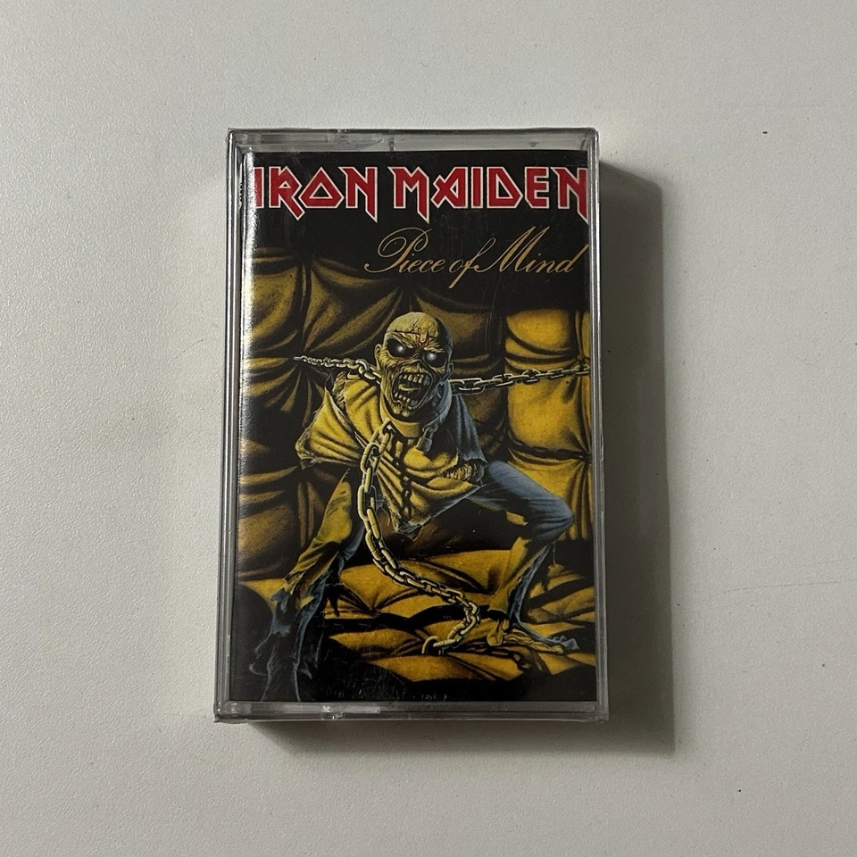 Iron Maiden Piece Of Mind cassette tape SEALED 1995 Castle British METAL - Image 2 of 4