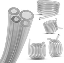 4 Sizes Clear Fuel Line Hose Replacement - Ideal for Small Engine Power Tools