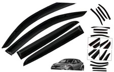 Window Visors Sun Rain Guards - Window Deflectors for Car 4-Pack Vent Shade