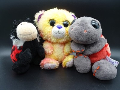 3 NICI Plüschtiere I Schildkröte I Marienkäfer I Teddy Bär Glubschis
