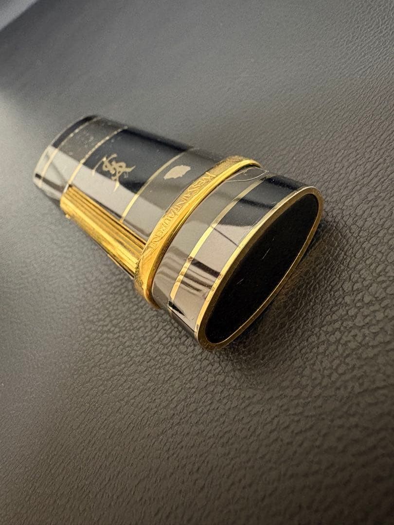 Yves Saint Laurent Lighter Black Gold Stripe Used thumbnail 7