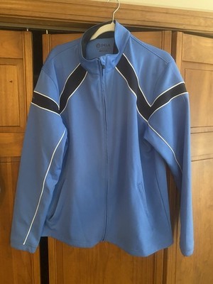 PGA Tour Authentic Performance Full Zip Jacket Blue Large Golf Long sleeve
