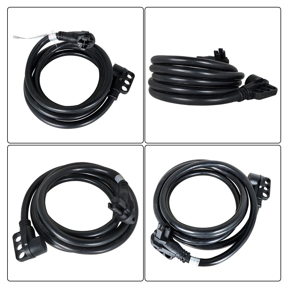 RV Extension Cord Rain Proof Power Cable 15FT 50Amp For Trailer Motorhome Camper