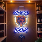 Chicago Bears LED Neon Sign With Dimmer USB Powered Adjustable Light
