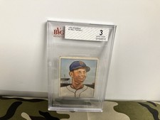 1950 Bowman #1 Mel Parnell Boston Red Sox Beckett Graded 3 Very Good Rookie Card. rookie card picture