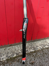 Reynolds True Temper AlphaQ Carbon Rigid Fork for Cyclocross Bike - Black/Red