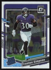 2023 Donruss Optic Trenton Simpson #209 Rookie Baltimore Ravens